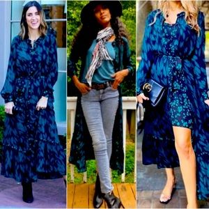 NWT | CAbi 4017 Autumn Leaf 2 Piece Dress